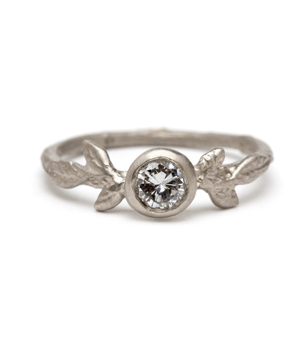 Sofia Kaman Twiggy Band With Diamond Solitaire, one of the best engagement rings.