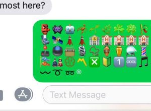 Emojis in a text
