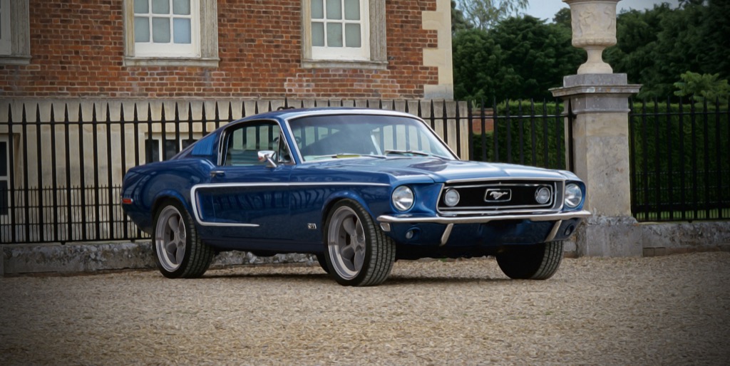 restored Ford Mustang