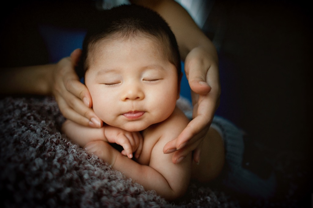 Sleeping baby - literary baby names 