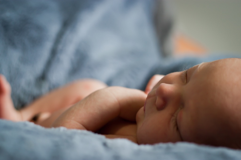 Sleeping baby - literary baby names 
