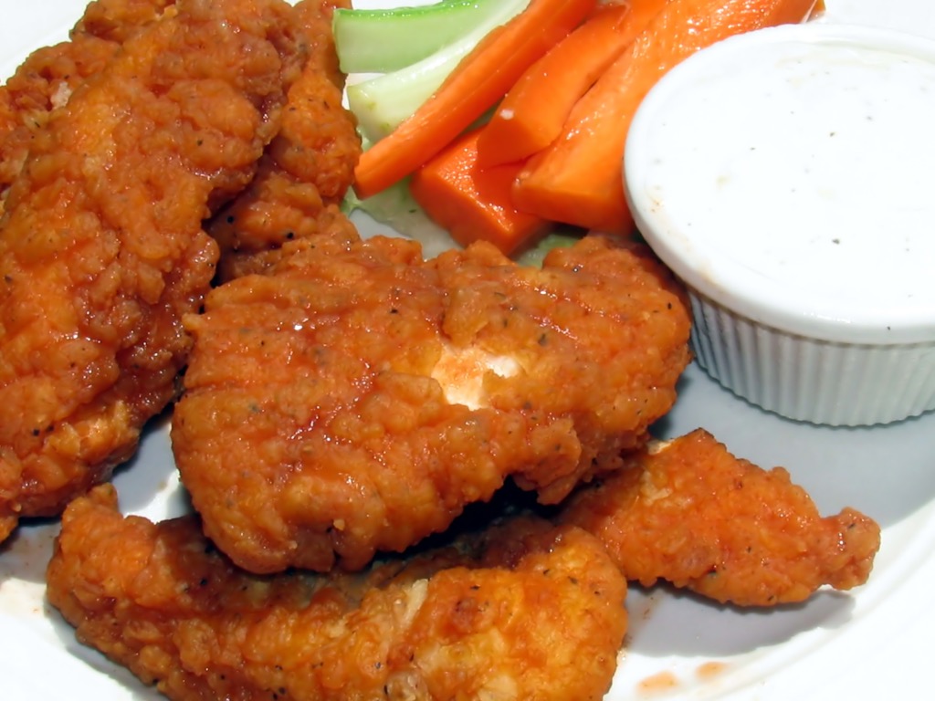 buffalo chicken tenders unhealthiest holiday finger foods