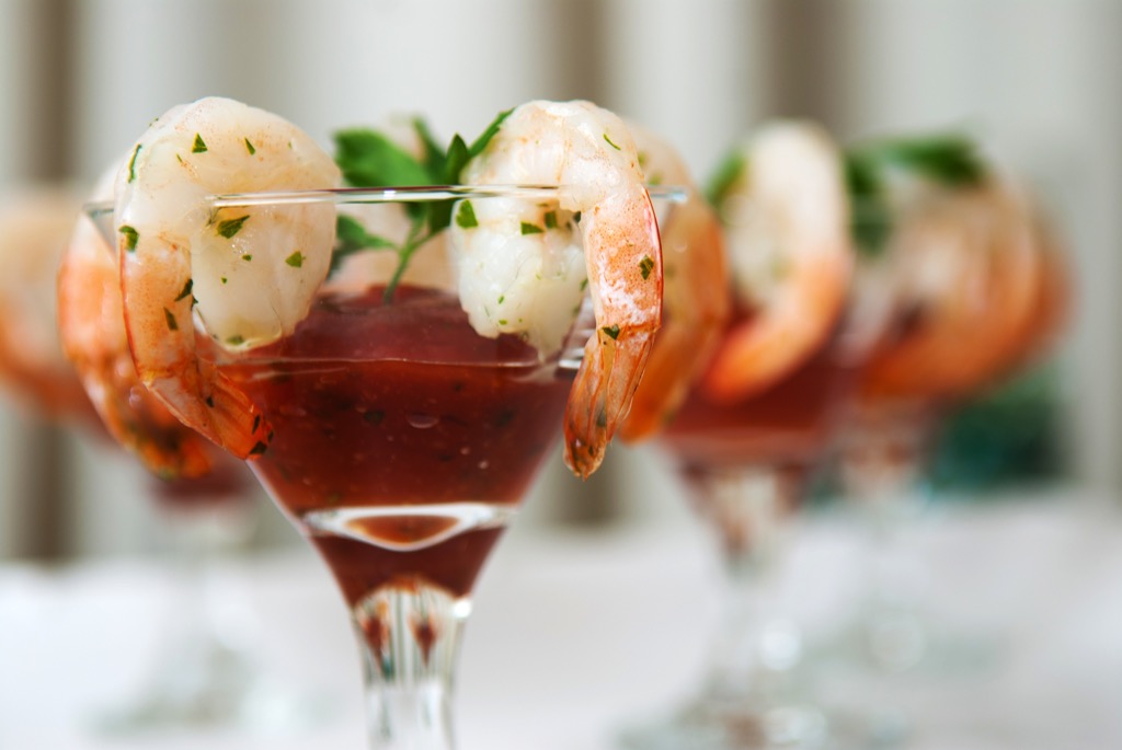 shrimp cocktail healthiest holiday finger foods
