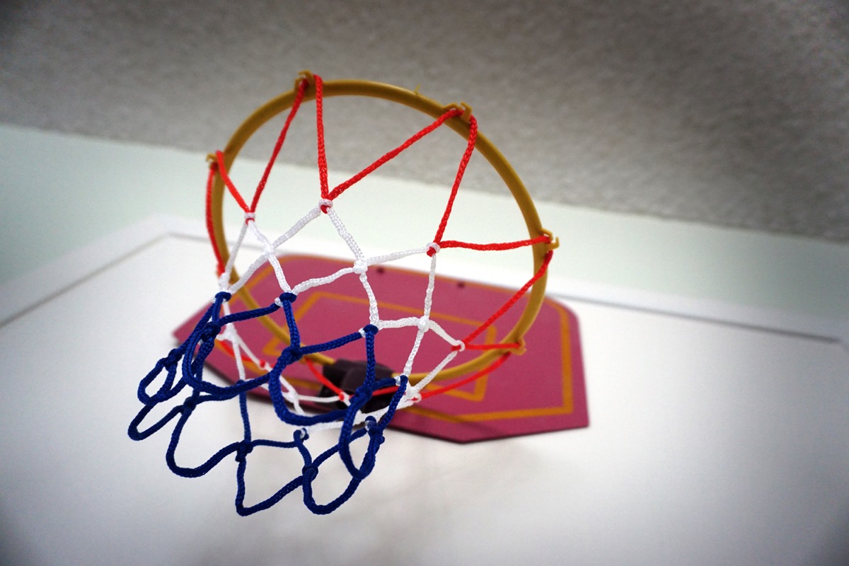 door mounted basketball hoop