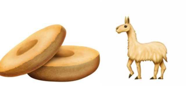 New emojis, including a camel