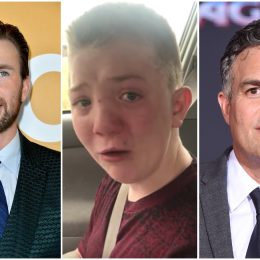 keaton jones, mark ruffalo, chris evans