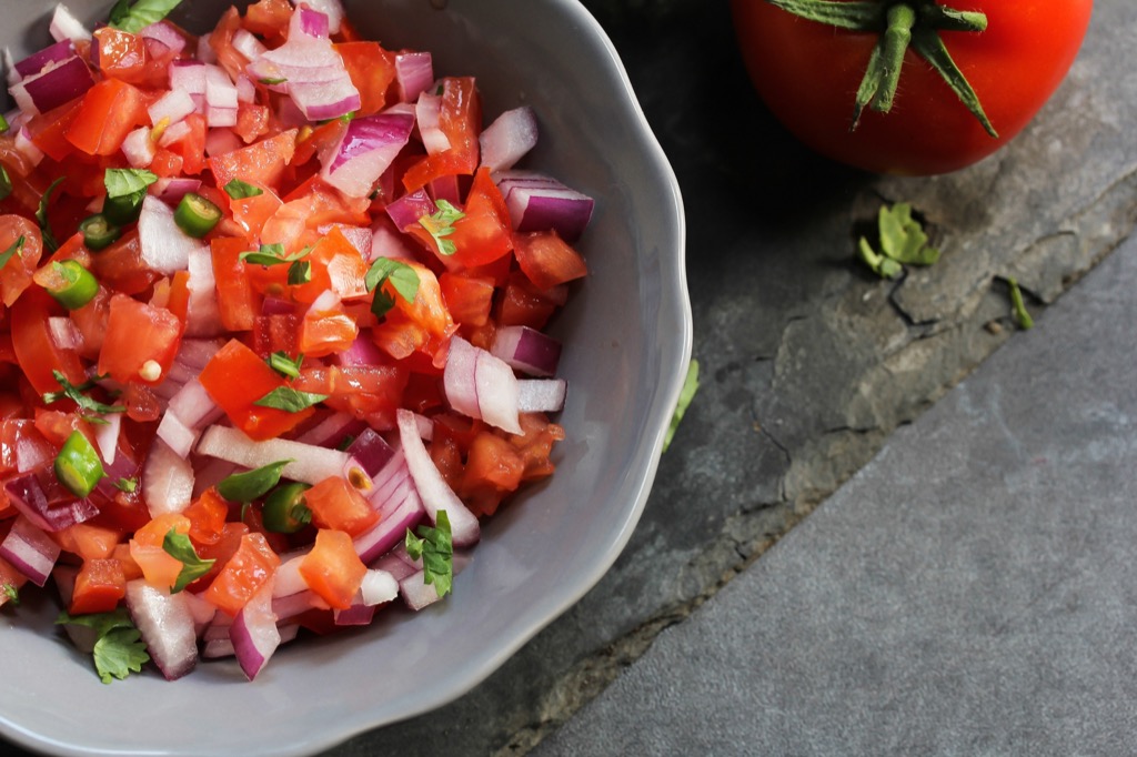 salsa healthiest holiday finger foods