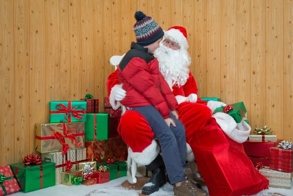 Mall Santa and kid, Pick-Up Lines So Bad They Might Just Work