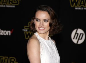 Daisy Ridley at the World premiere of 'Star Wars: The Force Awakens' held at the TCL Chinese Theatre in Hollywood, USA on December 14, 2015.