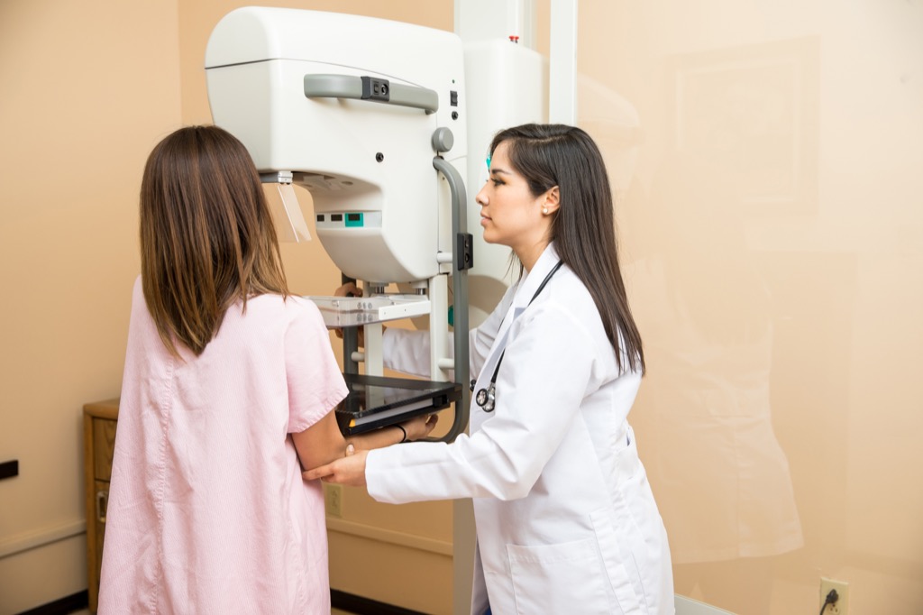 mammograms are one of the things that suck about turning 40