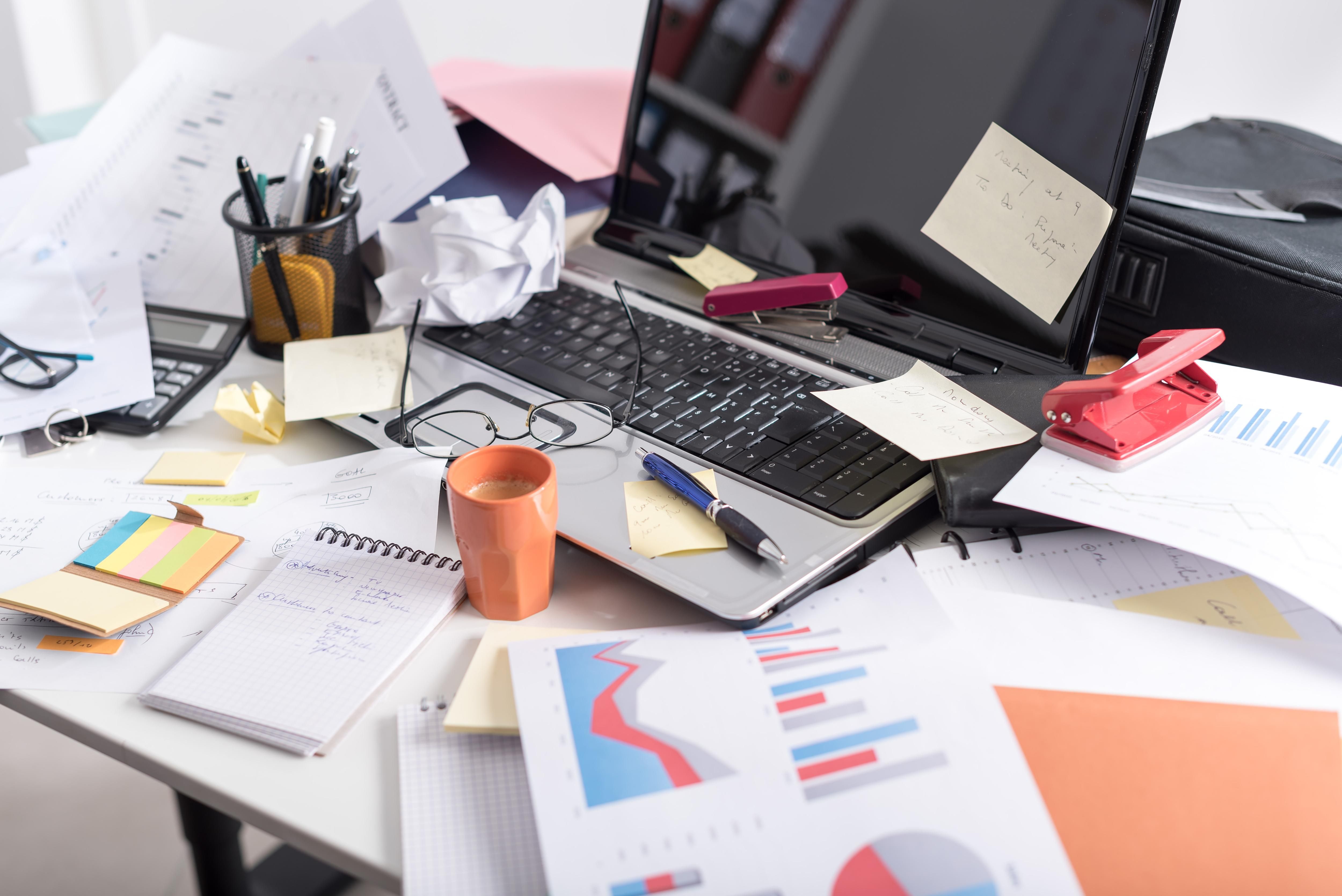 Cluttered Desk