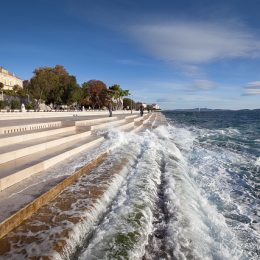 Sea Organ in Zadar, Croatia.