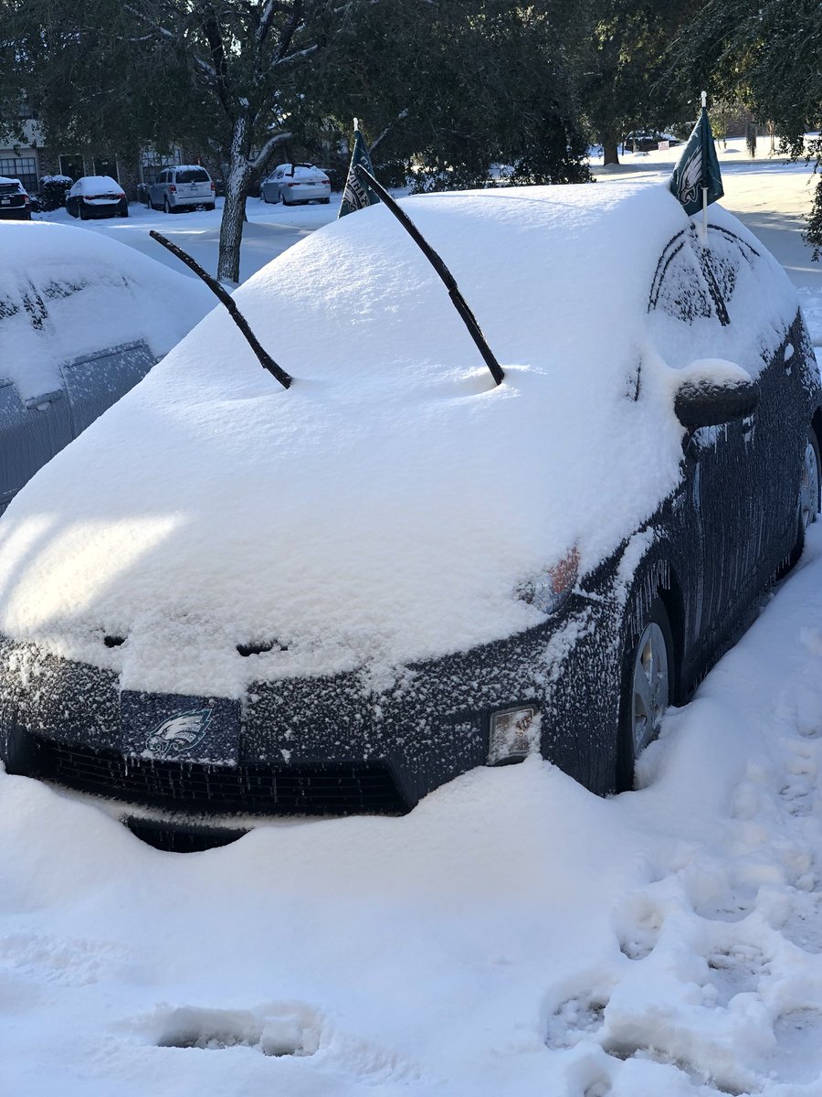 windshield wipers frozen in snow