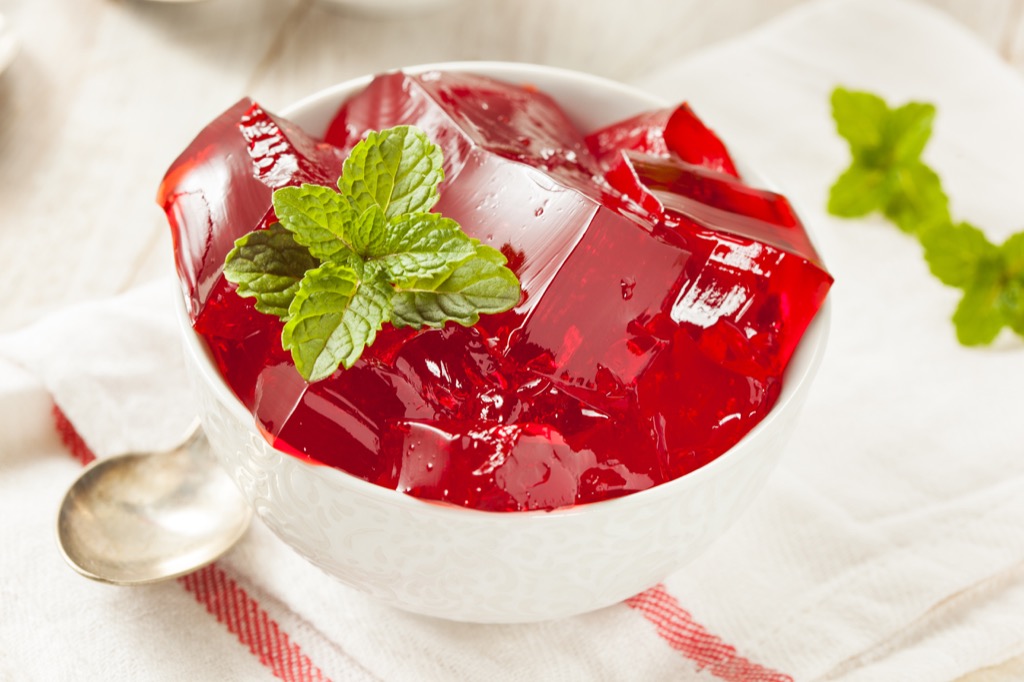 red cherry jello