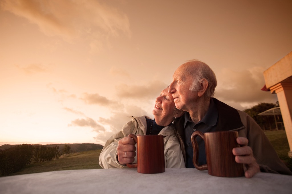 Older Couple during Sunset