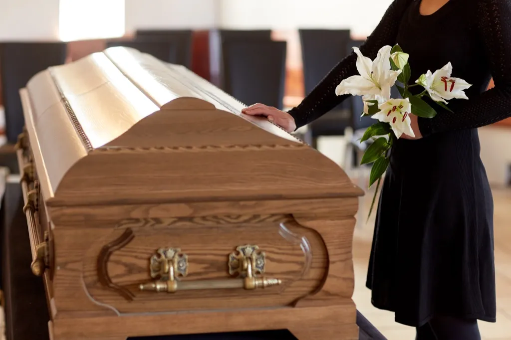 funeral coffin, facts about the lottery