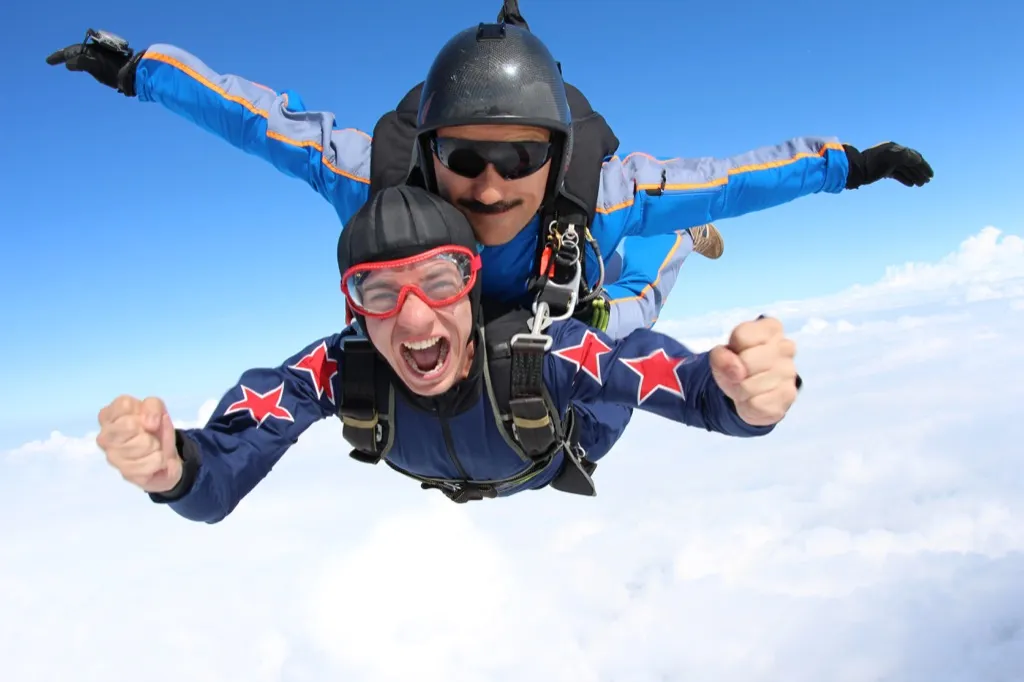 men skydiving advice you should ignore over 40