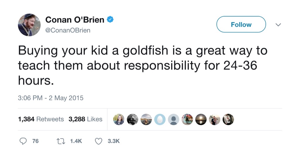Conan O'Brien Funniest Parenting Tweets