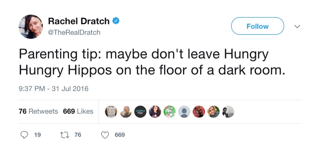 Rachel Dratch Funniest Parenting Tweets