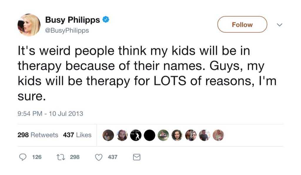 Busy Phillips funny tweet
