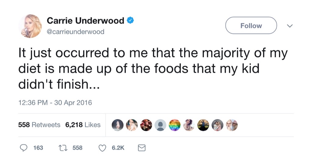 Carrie Underwood funny tweet