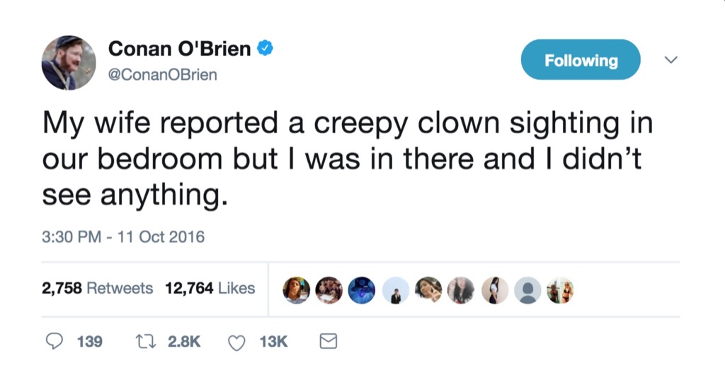 Conan O'Brien funniest celebrity marriage tweets