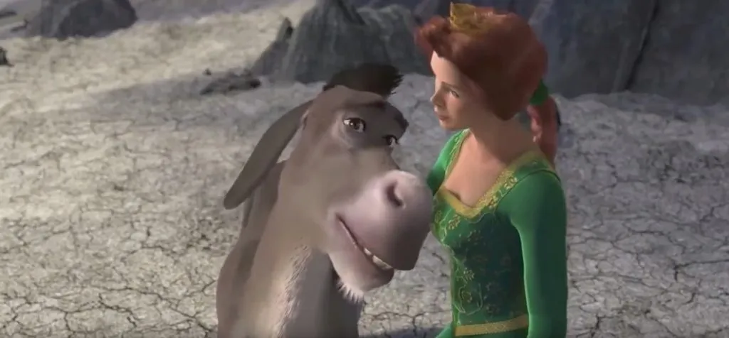 Donkey Shrek, funniest movie characters