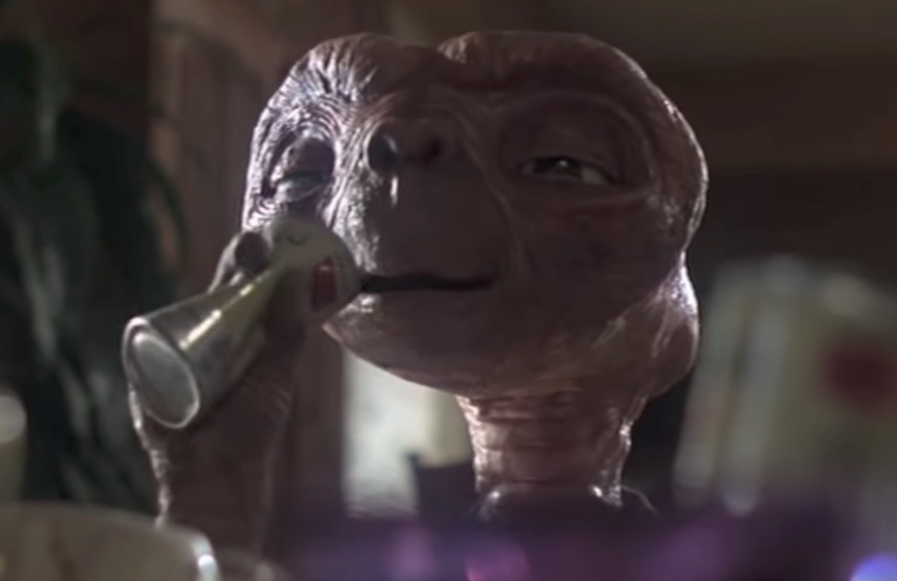 E.T. Drunk Jokes in Non-Comedy Movies