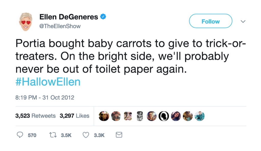 Ellen DeGeneres funniest celebrity marriage tweets