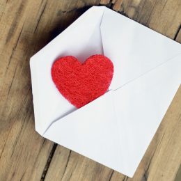 Envelope with a Heart, long distance relationships quotes