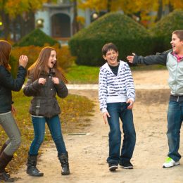 Group of Kids Laughing
