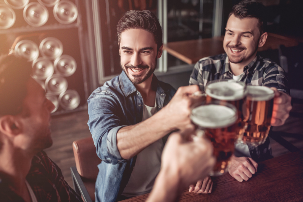 Guys Drinking Together Summer Health Mistakes 