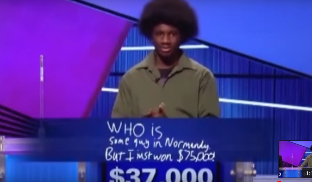 Jeopardy winner