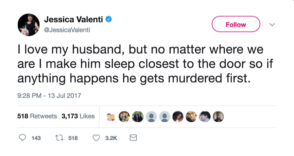 Jessica Valenti funniest celebrity marriage tweets