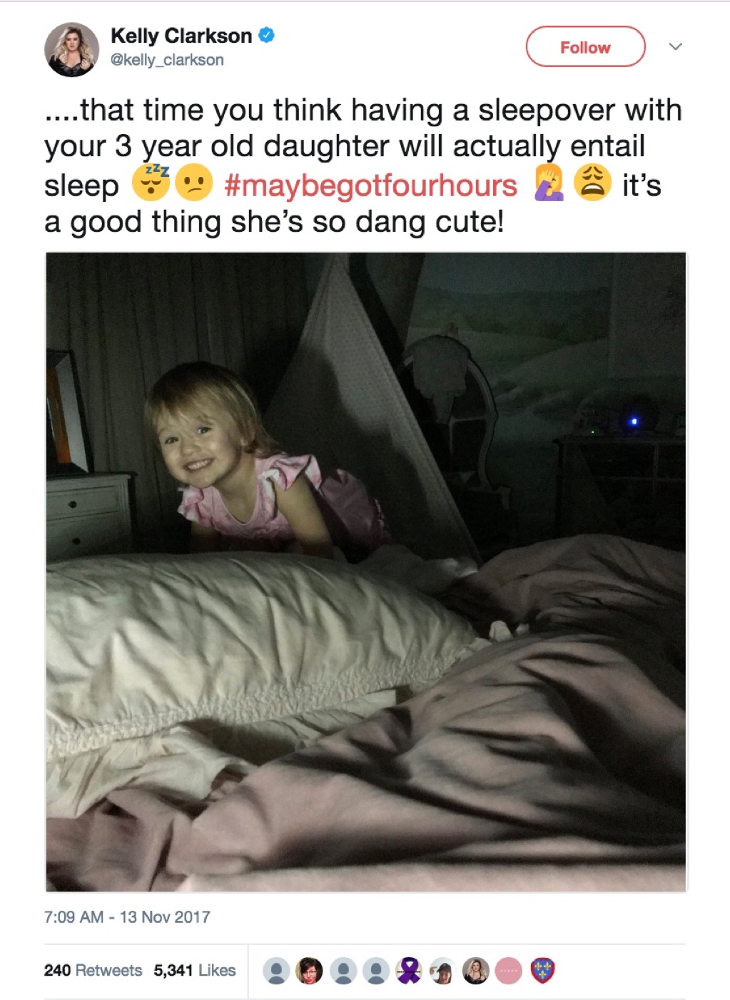 Kelly Clarkson Funniest Parenting Tweets