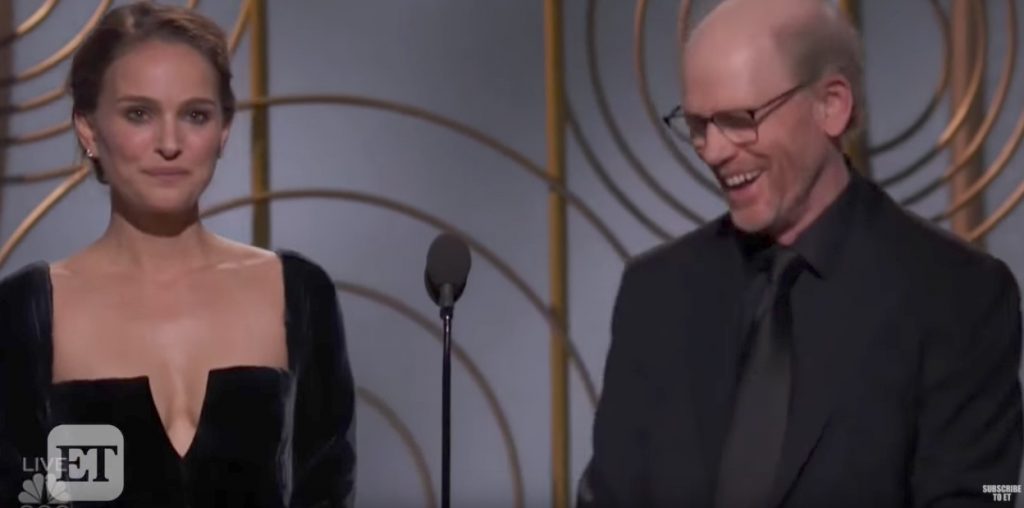 Natalie Portman Golden Globes celebrity awards