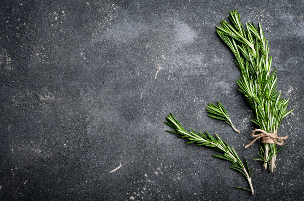 Rosemary on Table Anti-Aging