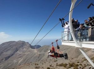 World's longest zipline opens in UAE.