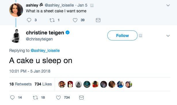 Chrissy Teigen Tweets