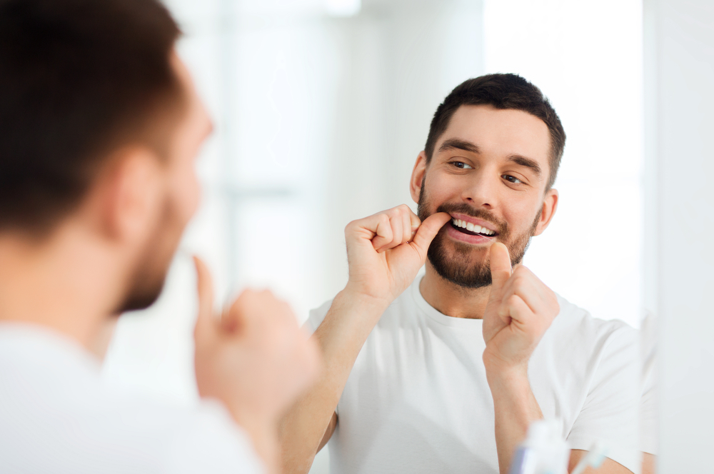 Man Flossing Life Changes