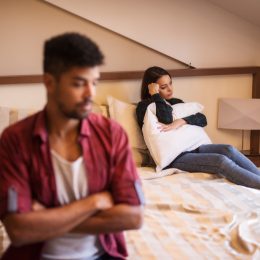 man and woman fighting, things you should never say to your spouse