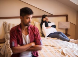 man and woman fighting, things you should never say to your spouse