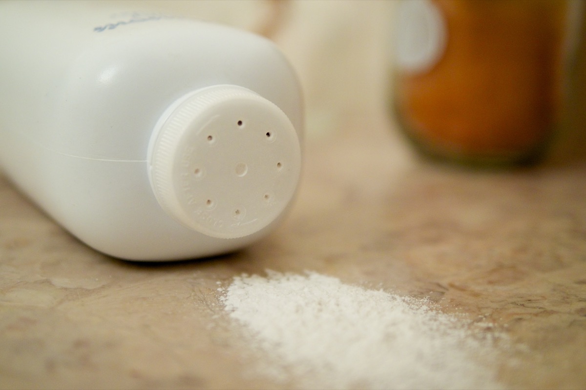 spilled baby powder habits that increase your cancer risk