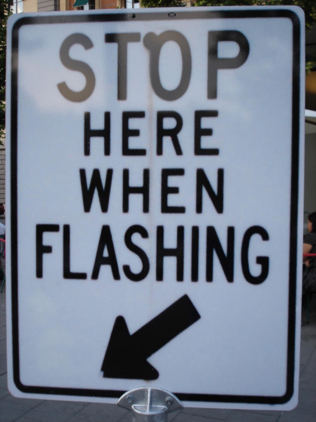 Flashing Road Warning Signs