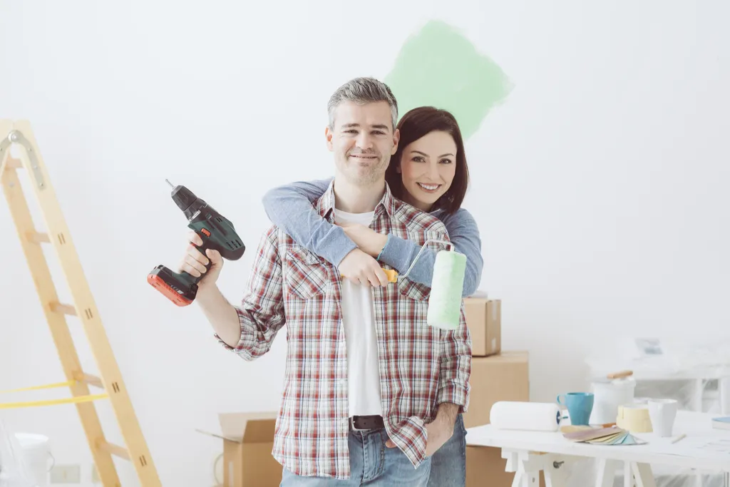Couple Fixing Home Financial