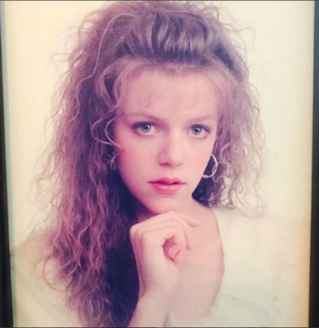 Kaitlin Olson as a teen.