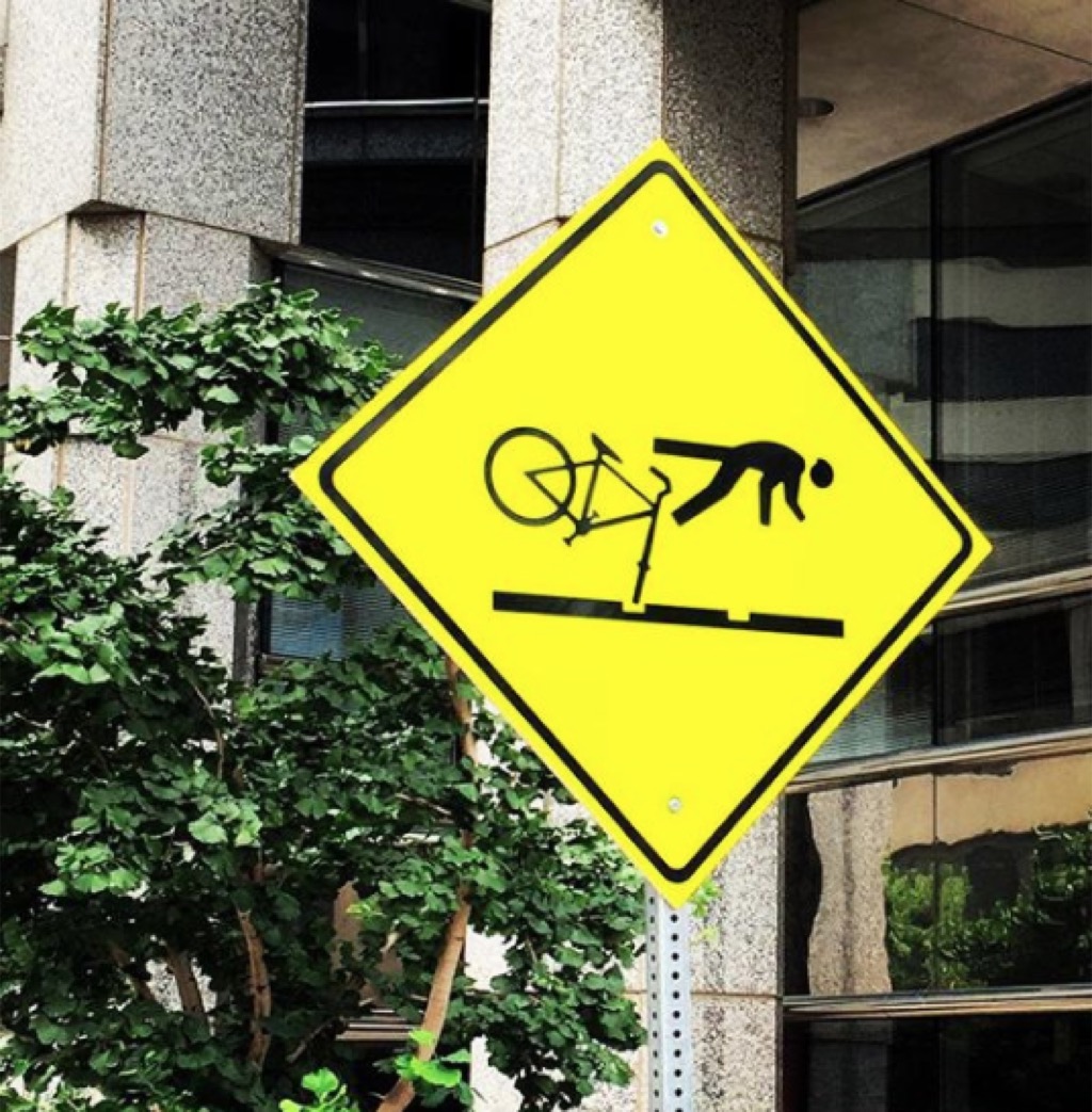 one wheel bike Road Warning Signs