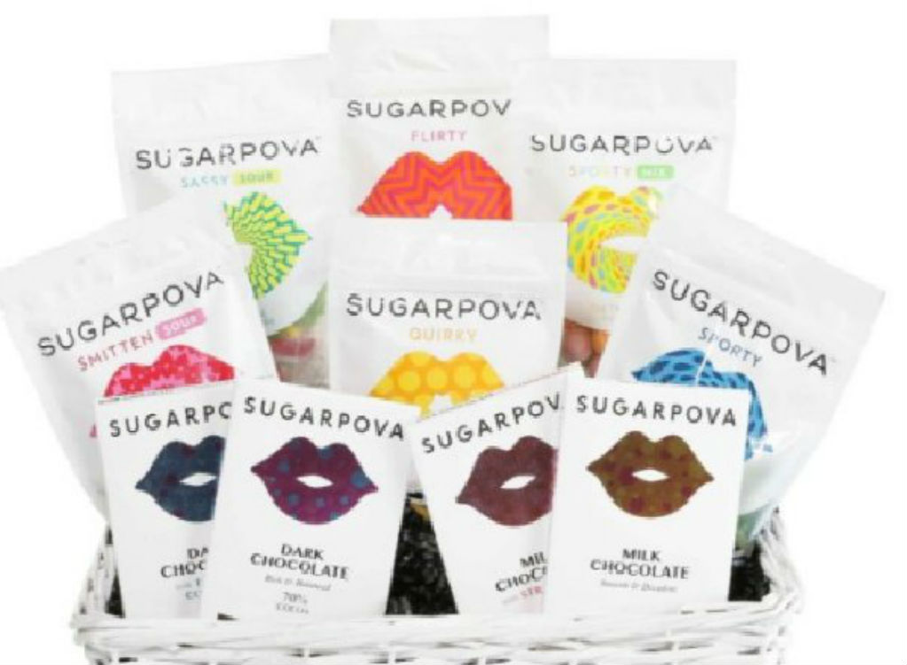 An assortment of Sugarpova candies