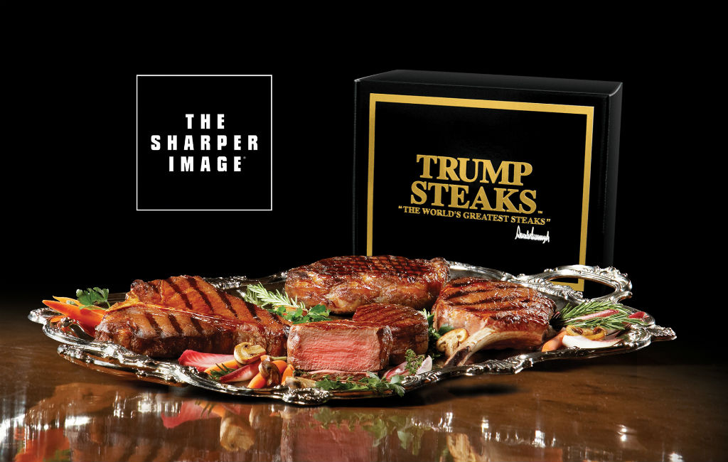 A platter of Trump steaks