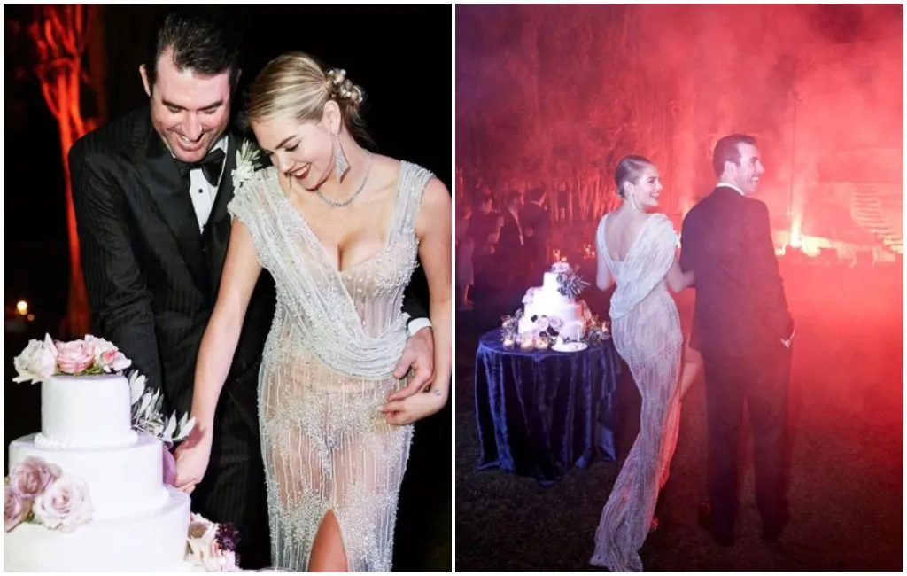 Kate Upton and Justin Verlander were late to their own wedding
